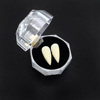 Adjustable Halloween Vampire Zombie Dentures for a spooky custom fit
