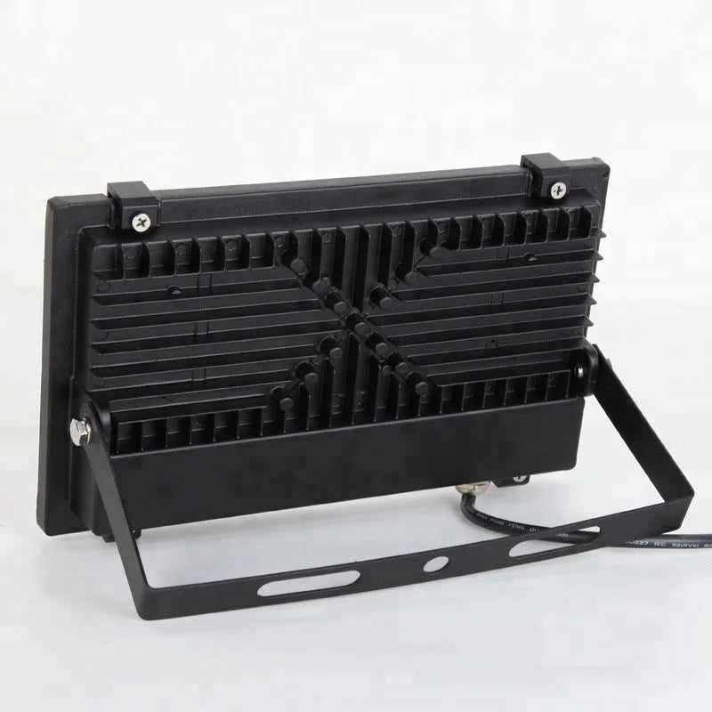 Black Angel Eyes 30W LED stadium projection light with aluminium alloy body and tempered glass lens