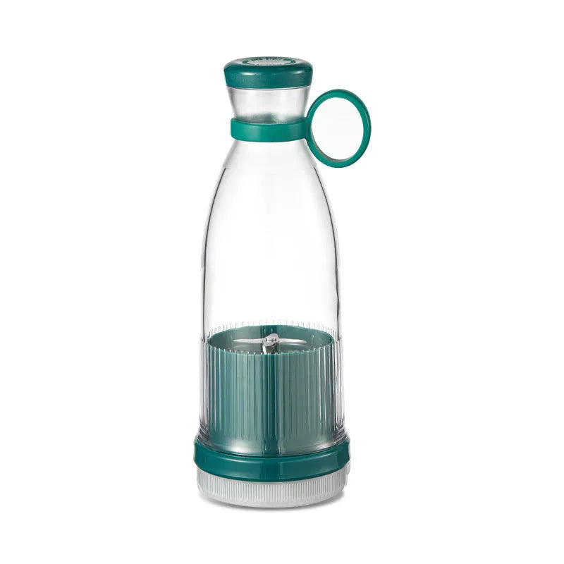 Portable Mini Juicer 350ml Rechargeable 35W Plastic Body PC Food Grade Liner Stirring Function for Travel Home Office Green Pink Blue White