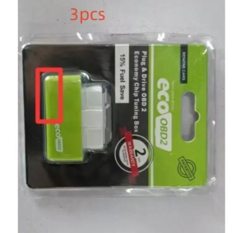 Fuel-Saving OBD2 Tuner for Gasoline Vehicles - Plug-and-Play Design, Intelligent Self-Adjusting Technology, Up to 15% Fuel Savings