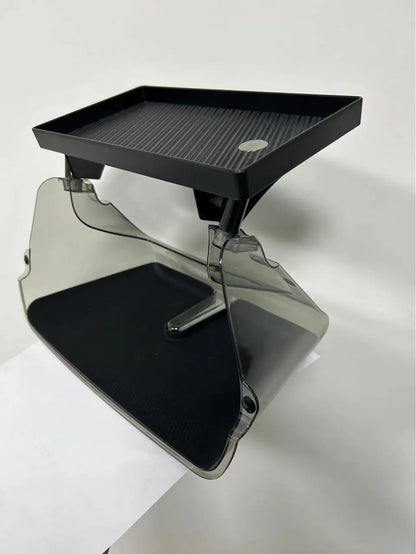 Tesla Model 3 and Y ETC storage box in Black mounted under vehicle touchscreen