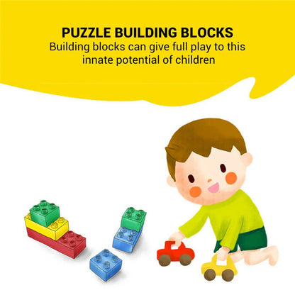 Anti-gravity tension balance building blocks for creative play