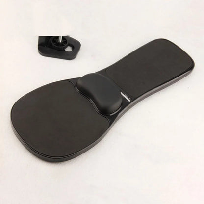 Ergonomic computer armrest mouse pad with adjustable design and memory foam wrist support for improved posture and reduced strain
