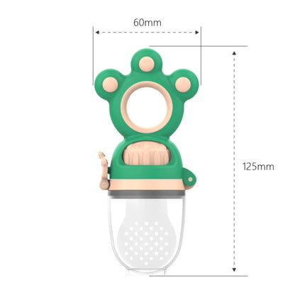 Premium Baby Pacifier Feeder with Densely Covered Mesh for Even Juice Distribution and Soft, Comfortable Silica Gel Material