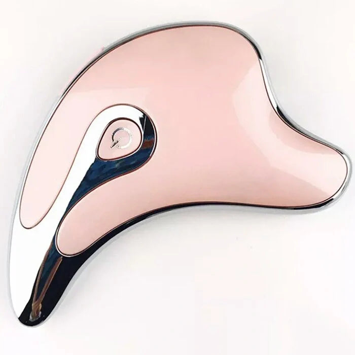 Electric Gua Sha Facial Massager with LED light and microcurrent technology