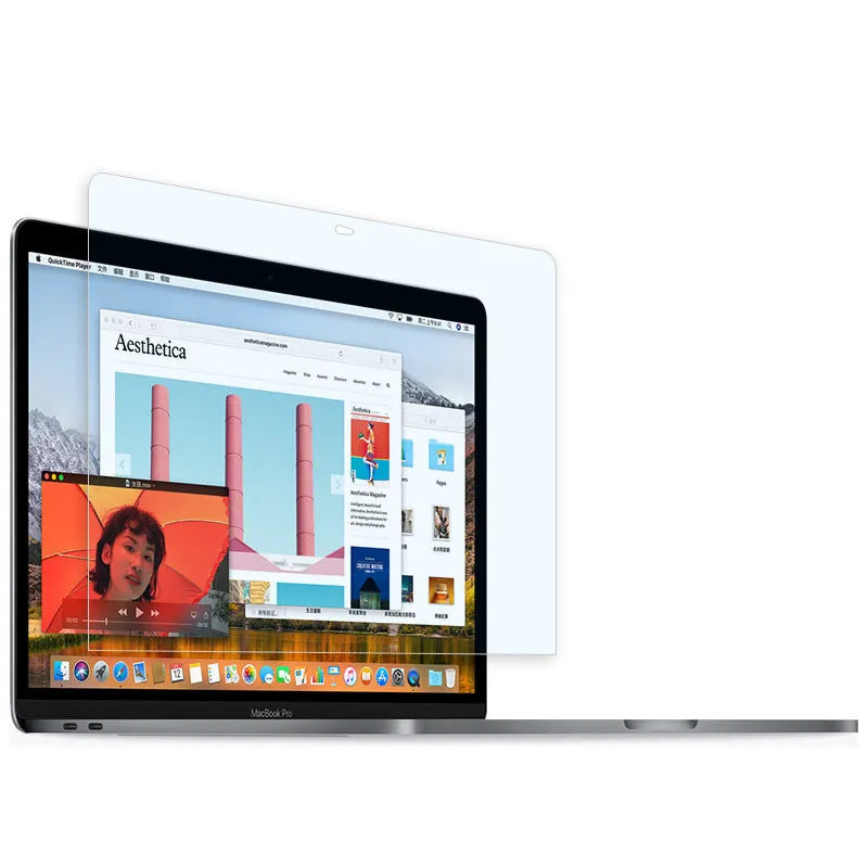 Matte screen protector film for MacBook Pro 13 inch 2016-2019 and MacBook Air 11.6 13.3, anti-scratch, 4 H