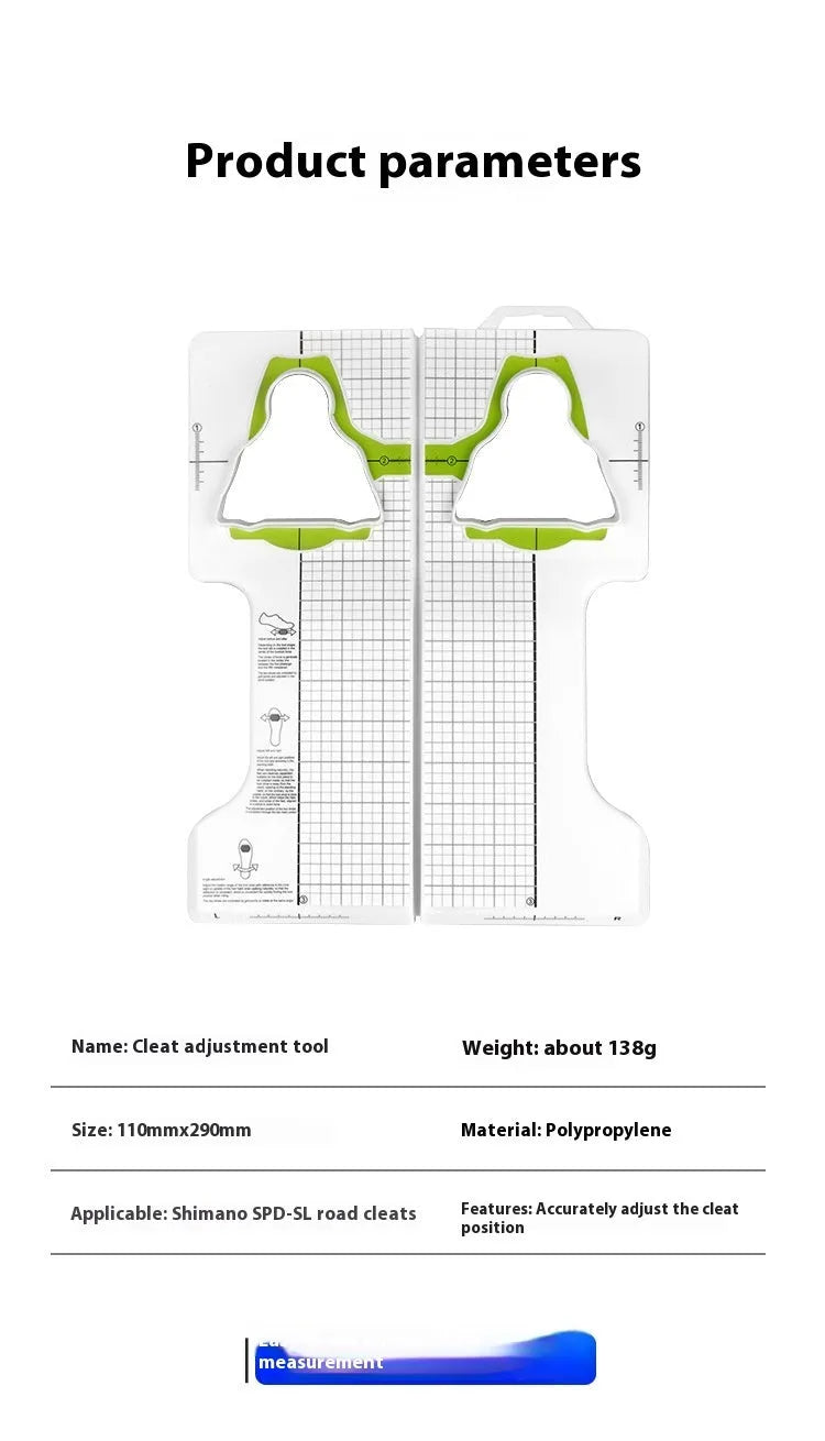 Locking plate adjustment tool for SPD and KEO bicycle cleats on a white background.