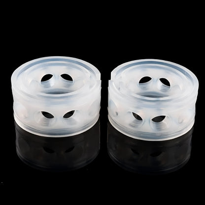 Transparent rubber spring shock absorbers for car modification in six different sizes