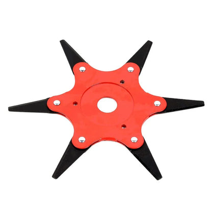 Premium manganese steel mowing blades with flexible design and durable construction for a clean, even lawn cut