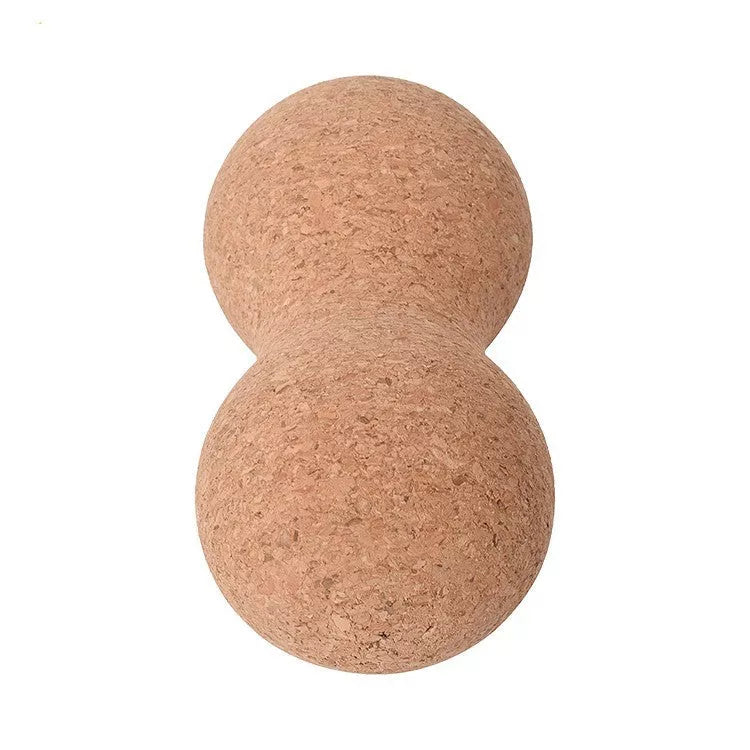 Natural cork peanut ball for yoga and muscle recovery