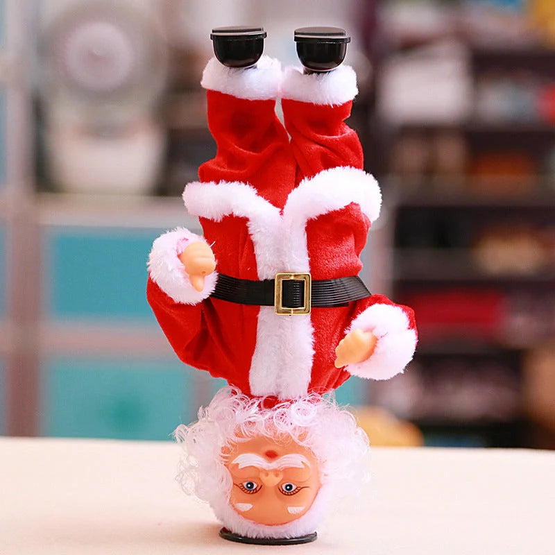 Electric Music Santa Claus Toy with technology sense lamp and festive details