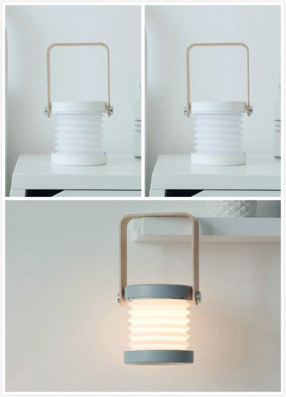 Versatile Dimmable LED Reading Lamp with Touch Control Dimming, Foldable Design, and Rechargeable Battery for Portable Home Lighting