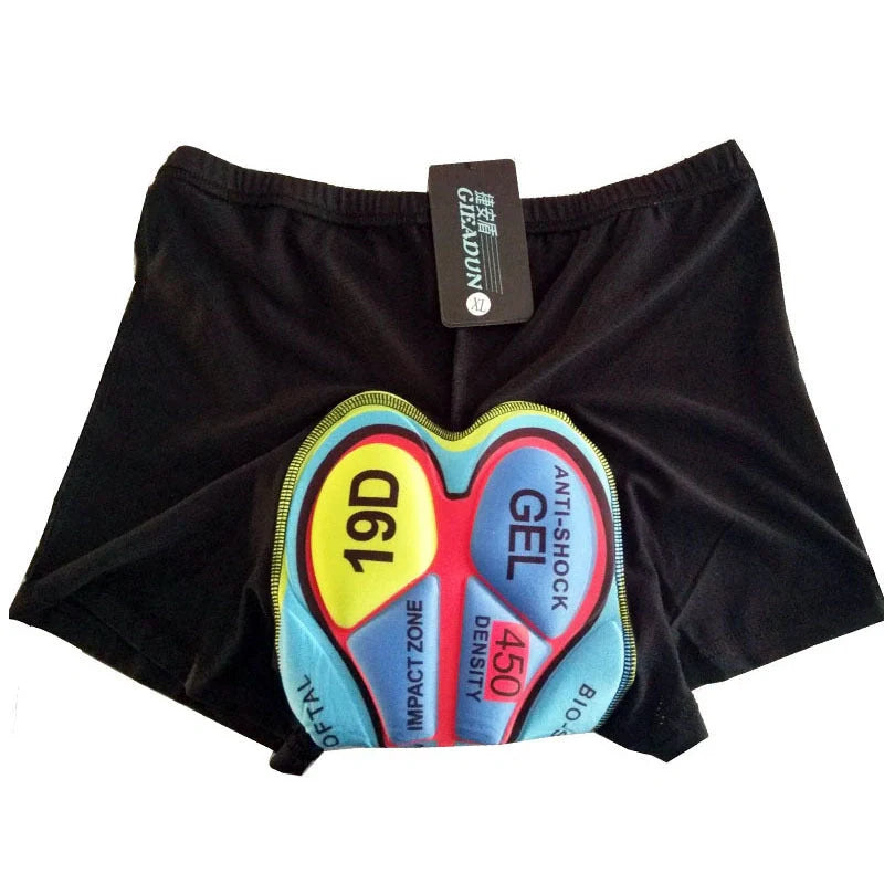 Cycling shorts with 3D gel pads for long-distance comfort and protection