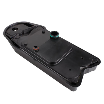 OFI068 black crankcase ventilation filter for Ram 6.7L Cummins diesel trucks.