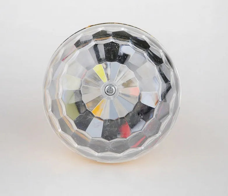 LED rotating magic ball light with six RGB beads, 3W, 9.5x12cm, 220V, colourful atmosphere lamp