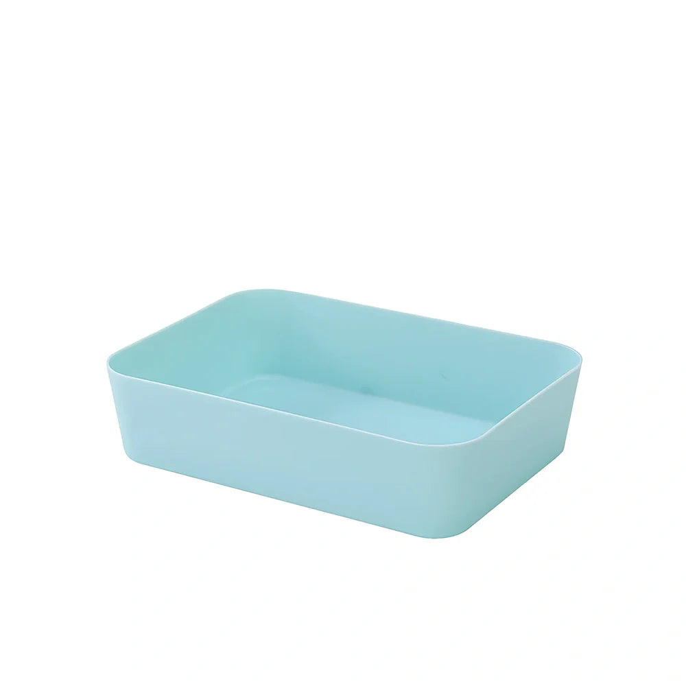 Plastic drawer organiser for underwear storage in multiple sizes and colours