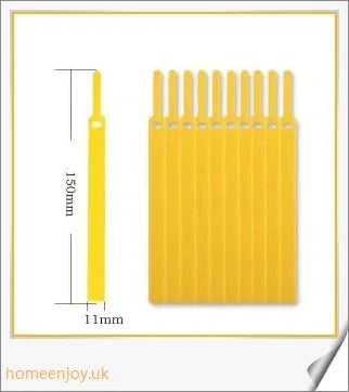 Premium nylon Velcro cable management device for organising and bundling cords in a workspace or entertainment setup