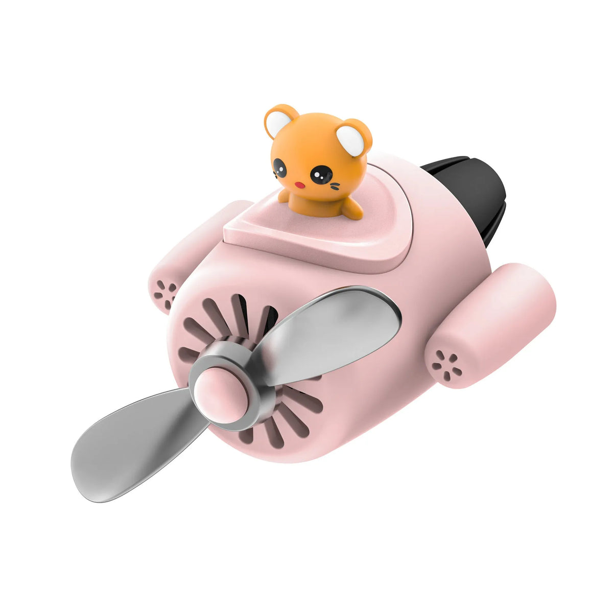 Cartoon airplane-shaped plastic car vent aromatherapy diffuser with fragrant slices for R3 vents