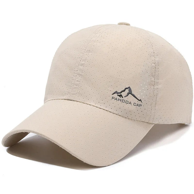 Korean style adjustable baseball cap in dome crown design with polyester fabric