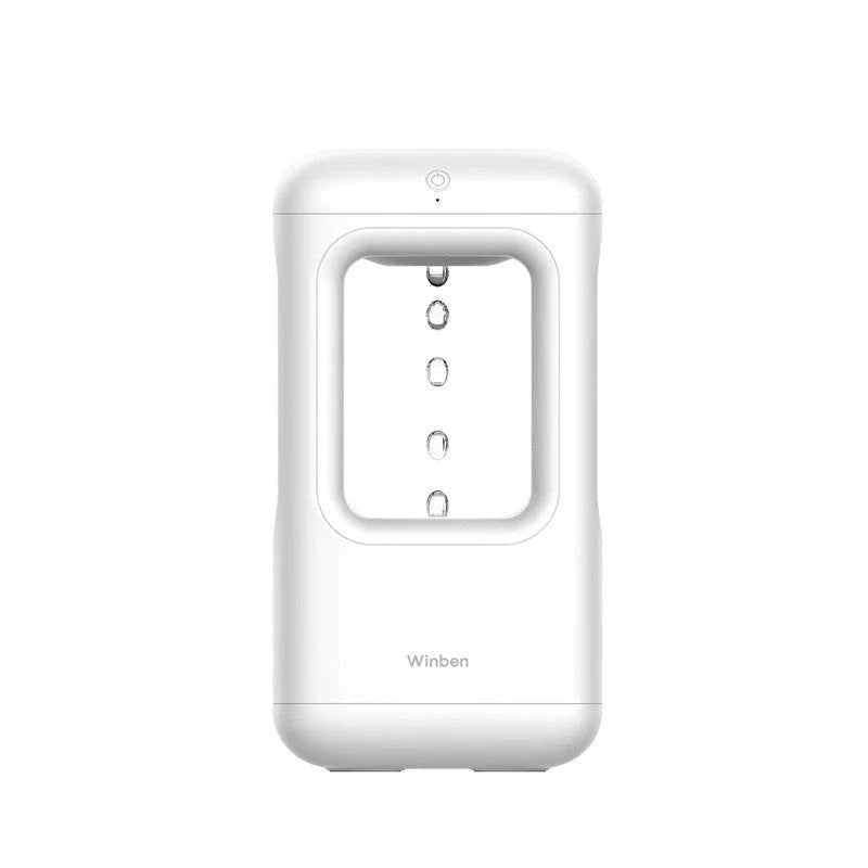 Whisper-Quiet Cool Mist Humidifier with Ambient Light - Premium Home Humidifier with Mesmerizing Droplet Backflow Design