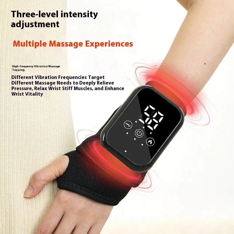 Electric heating ankle sleeve in black or grey colour with USB connection