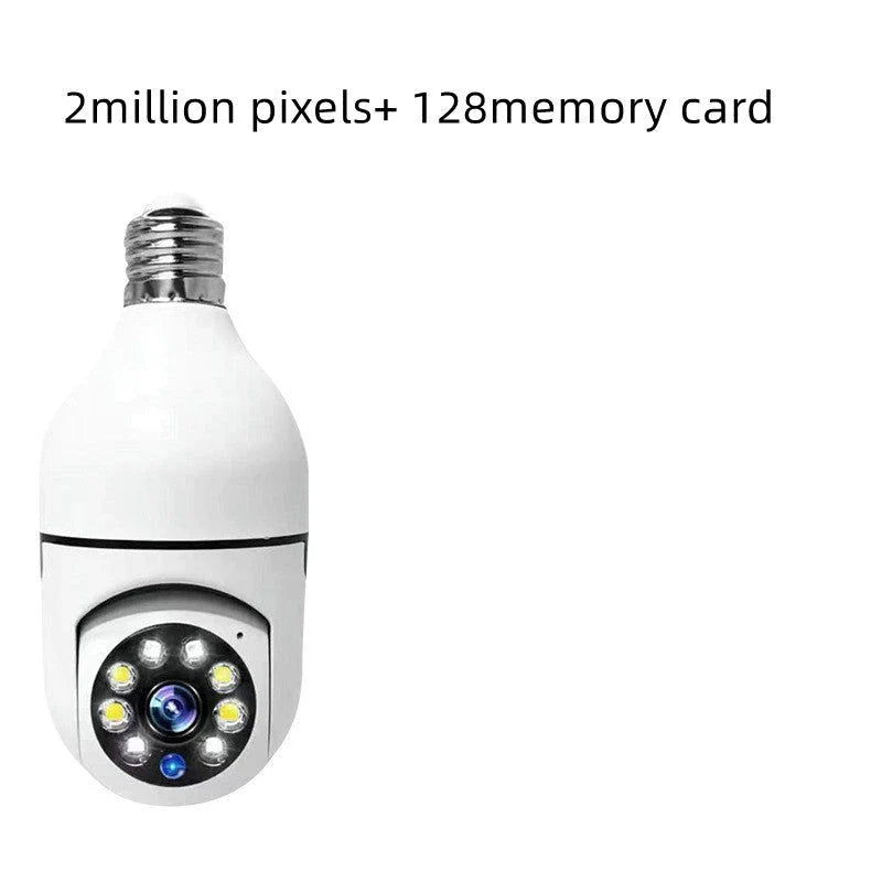 Versatile 1080p Wi-Fi Camera Bulb with 4x Zoom and Smart Home Monitoring Features