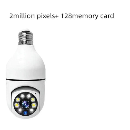 Versatile 1080p Wi-Fi Camera Bulb with 4x Zoom and Smart Home Monitoring Features