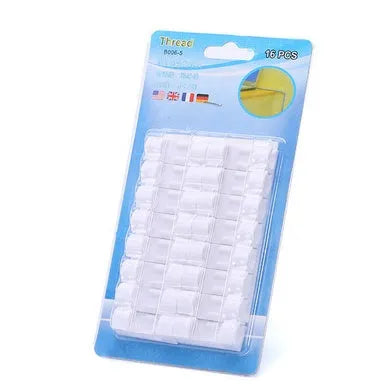 Self-adhesive plastic cable organiser clips in various colours holding a bundle of wires against a wall.