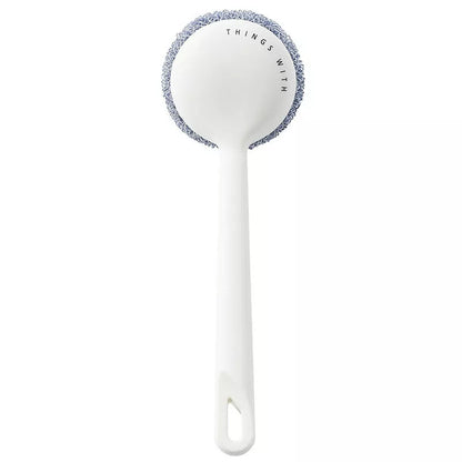 Nano Cleaning Scrubber Set in white and blue for kitchen decontamination