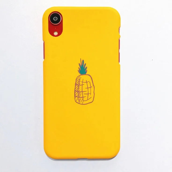Cartoon giraffe phone case for iPhone 7 8 Plus, soft TPU silicone back cover, available in colours C to H.