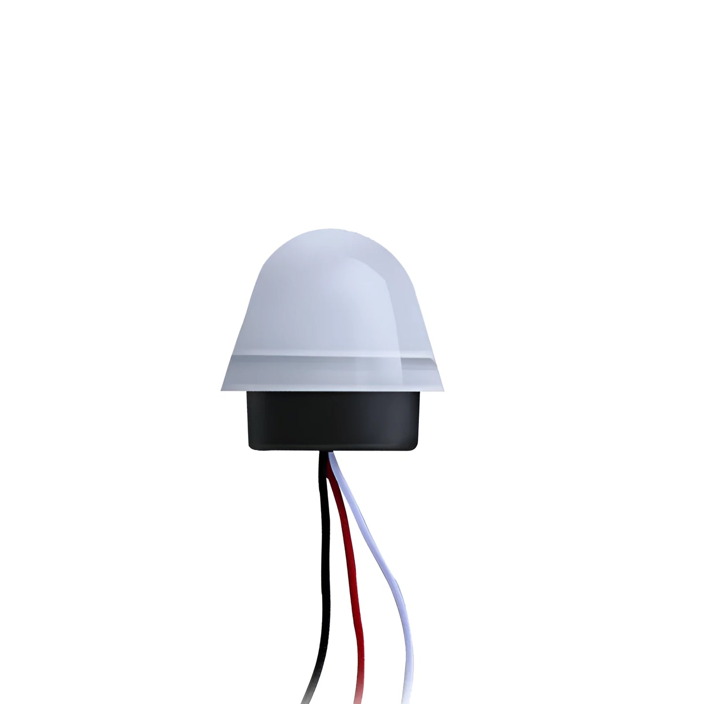 White automatic induction street lamp with 3-5 metre motion sensing range for outdoor areas