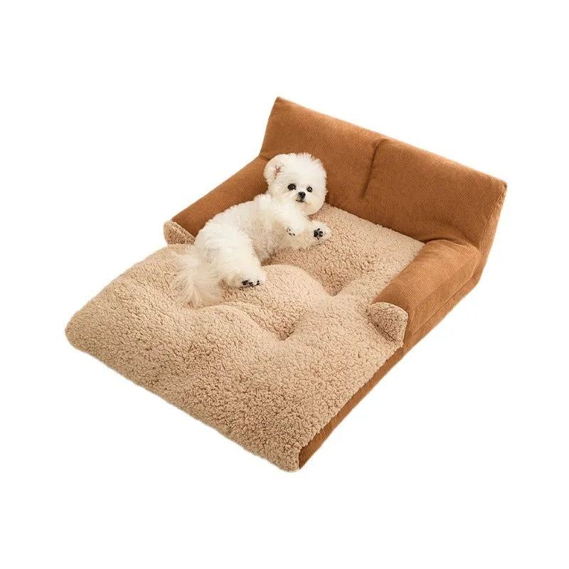 Universal four season dog kennel with warm cushion for small to medium pets