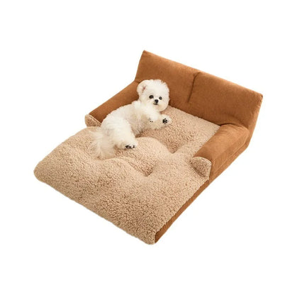 Universal four season dog kennel with warm cushion for small to medium pets