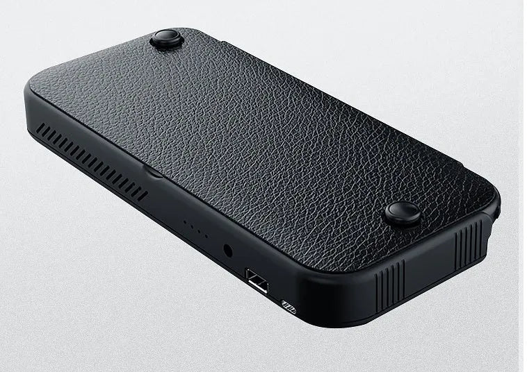 Black litchi leather protective charging case for Nintendo Switch, 10000mAh, 240x115x30mm