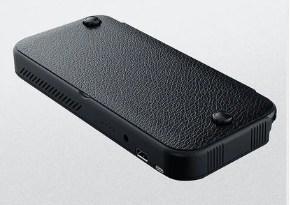 Black litchi leather protective charging case for Nintendo Switch, 10000mAh, 240x115x30mm