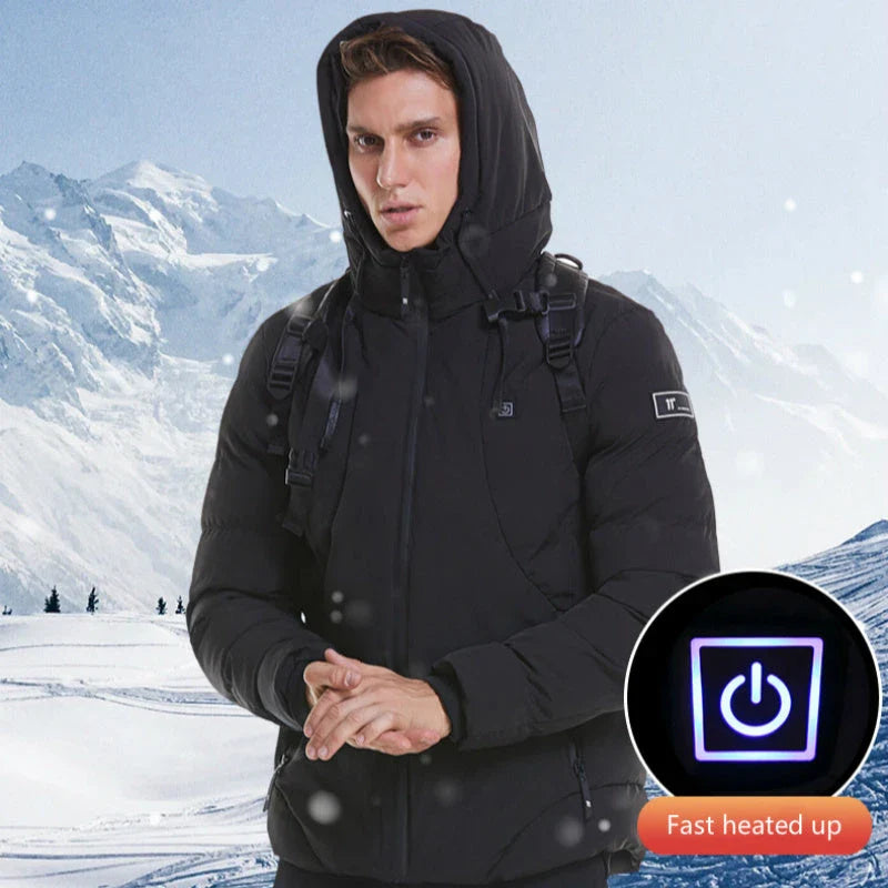Versatile Heated Jacket with Advanced USB Heating Technology for Outdoor Enthusiasts