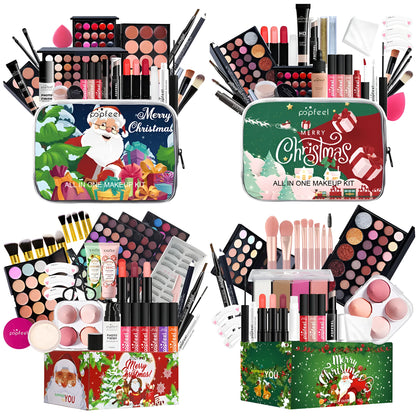 Green mermaid Christmas theatrical makeup set for stage performances and festival use