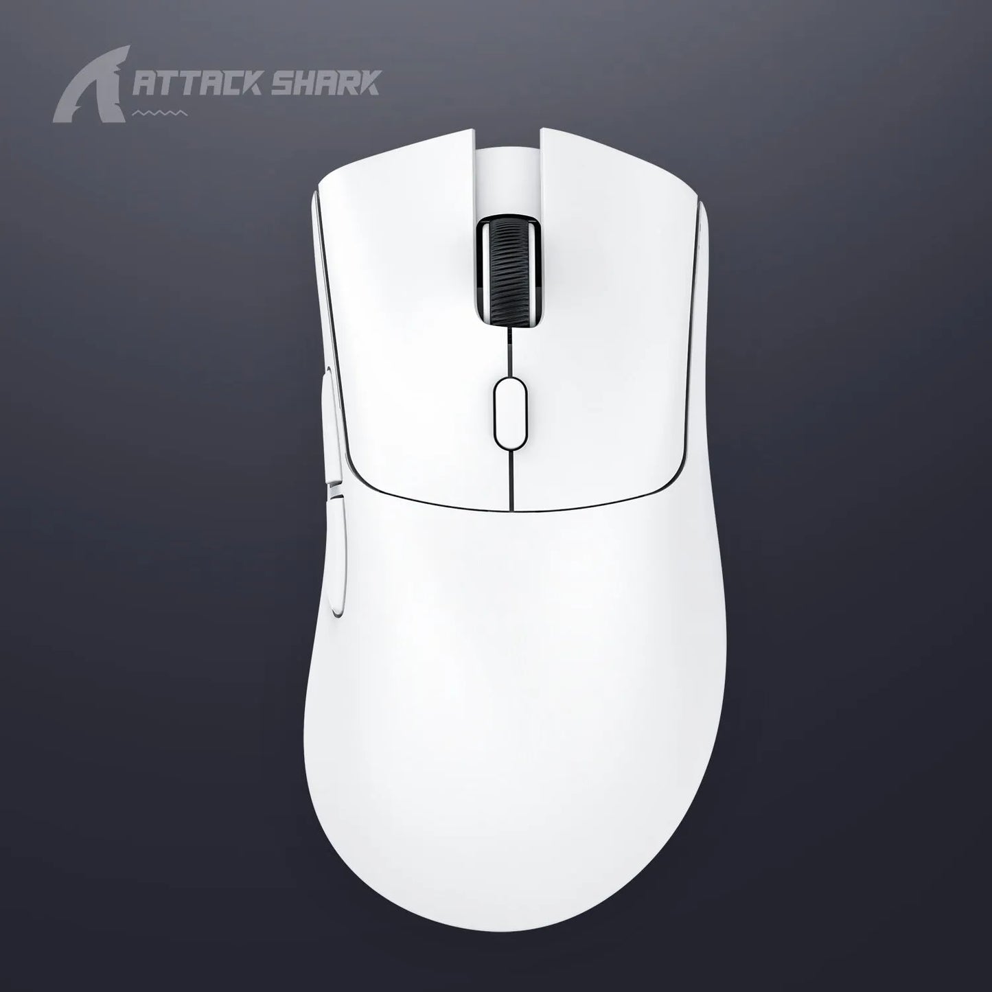 Attack Shark wireless Bluetooth mouse in black, white, or red colour options