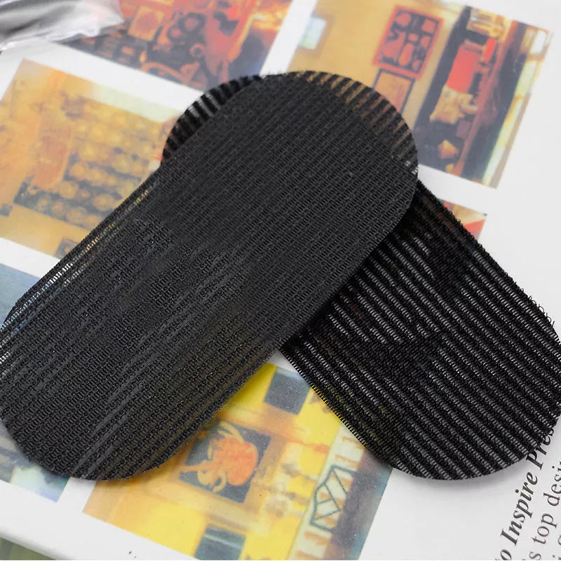 Retro oil hair cutting patch set with red and black fibre clips