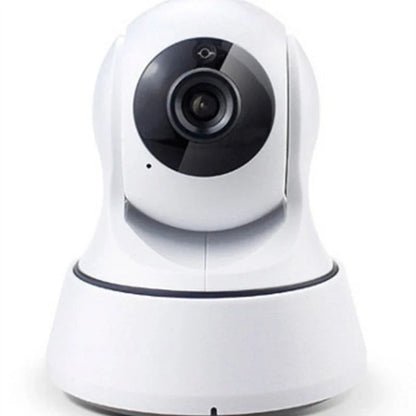720p HD Wi-Fi home security camera with night vision and sleek, modern design