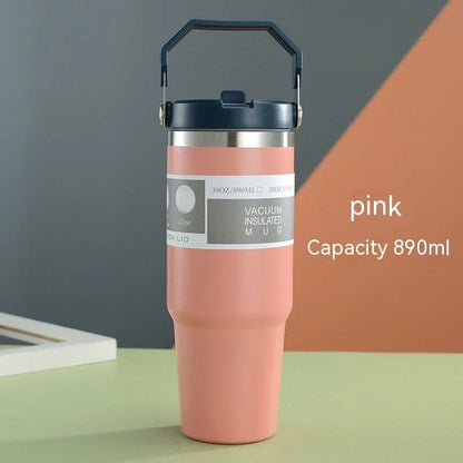 Premium stainless steel insulated tumbler with double-wall vacuum technology, available in multiple vibrant colors and sizes