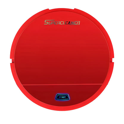 Intelligent robot floor sweeper in black, red, or white colours for 70-90 square metre home cleaning