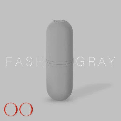 Capsule-shaped multi-function travel bottle in various colours with leak-proof design
