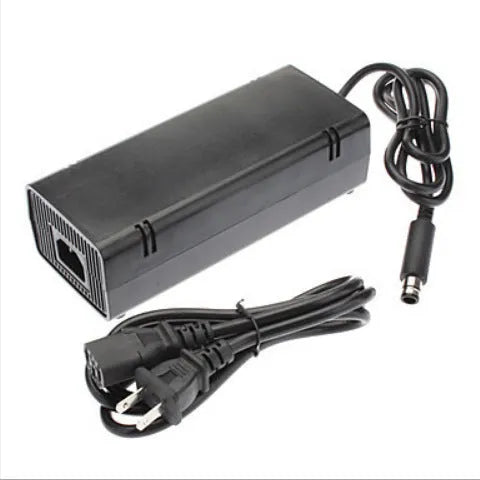 Black Fire Bull power adapter for XBOX360E console with EU UK US plug options