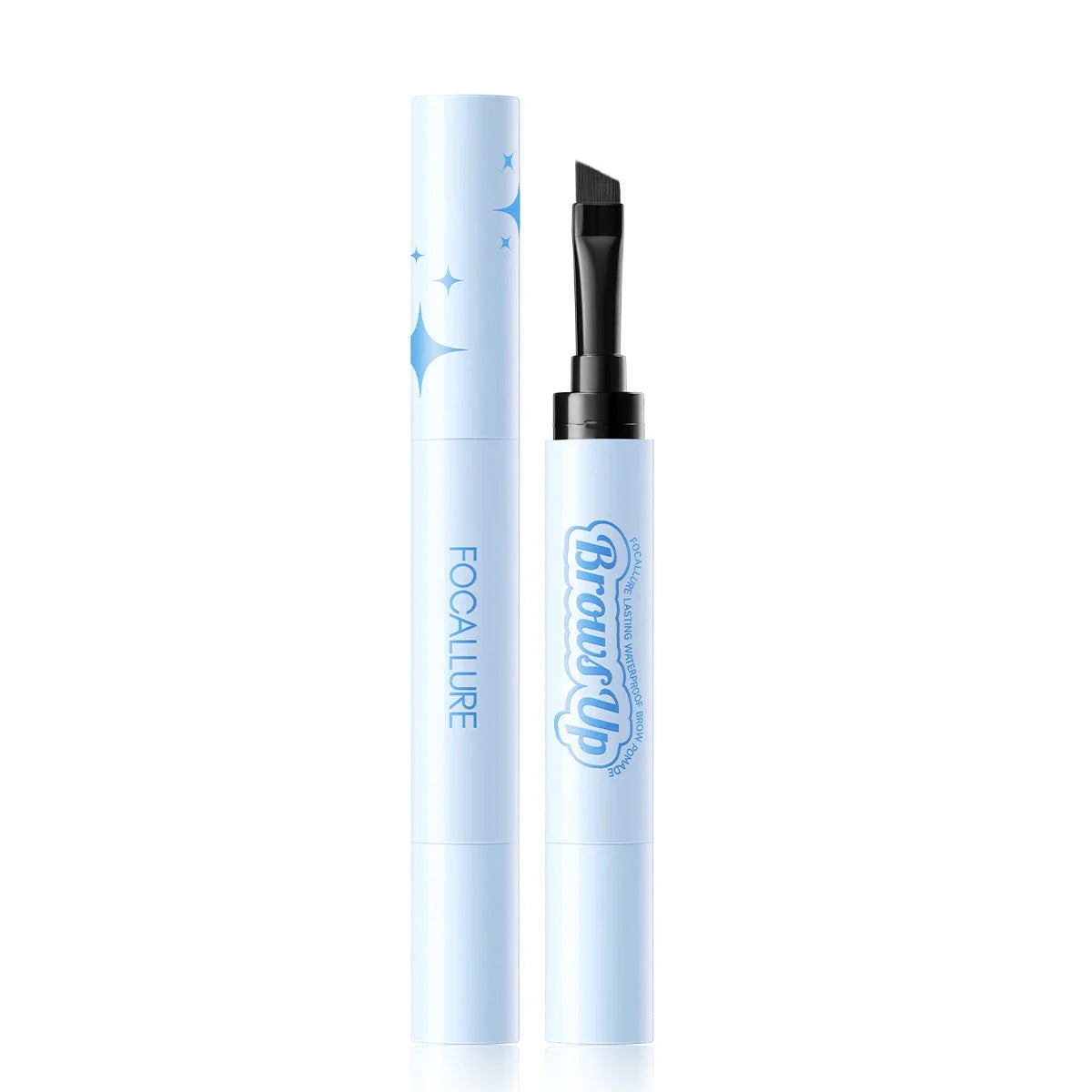 3-in-1 Waterproof Eyebrow Enhancing Makeup Kit with Brow Gel, Cream Eyeliner, and Pomade in Black Tea, Dark Brown, and Coffee Brown shades