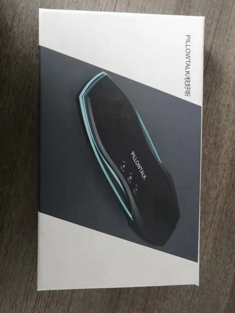 Black wireless in-ear headphones with USB charging case showing Bluetooth connectivity