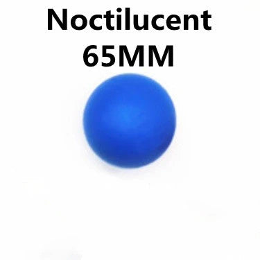 Colorful, luminous stress relief balls with a sticky surface for bouncing, squeezing, and sticking to surfaces
