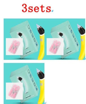 An electric nasal aspirator with adjustable suction levels, soft silicone tip, and BPA-free materials for effectively and comfortably clearing baby's congestion