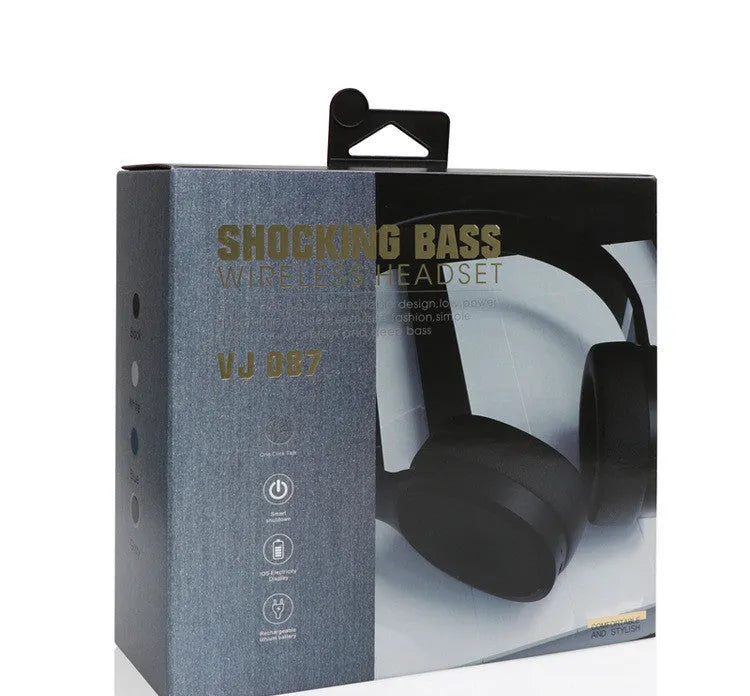 Wireless Bluetooth headphones in black, blue, grey or white colour options showing 40mm speaker drivers.
