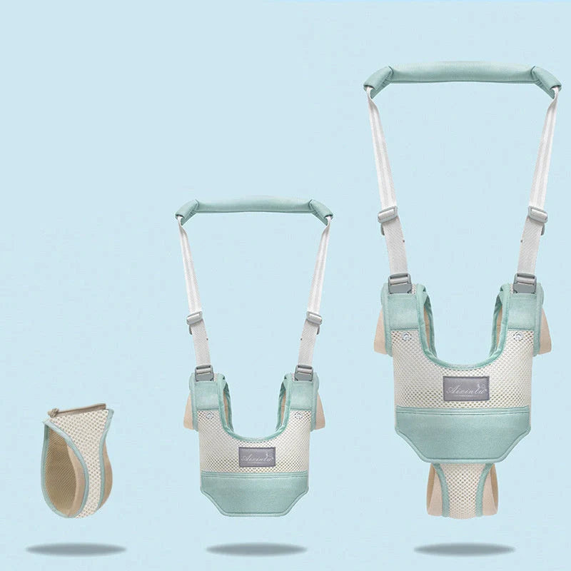 Breathable baby walker harness for toddlers in various colours and designs